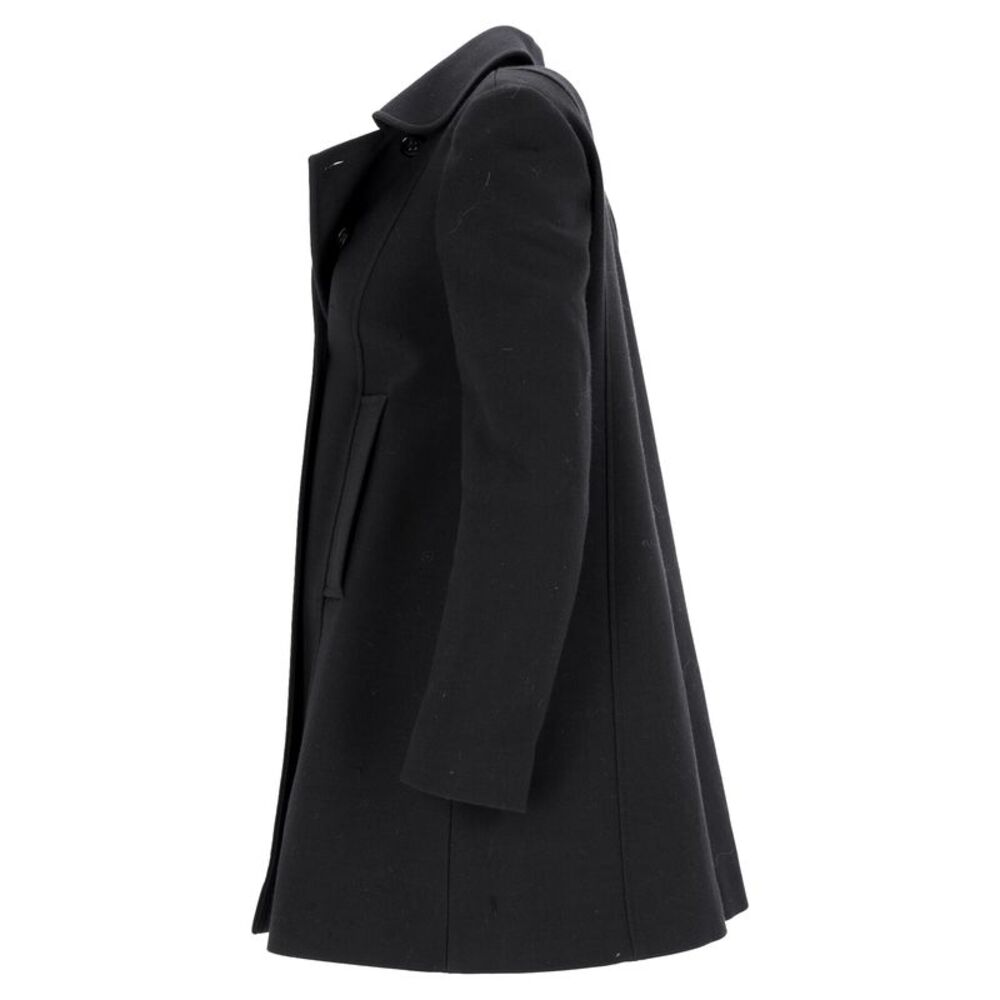Red Valentino Garavani Double-Breasted Coat in Black Wool - Picture 8 of 10